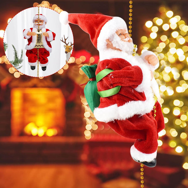 Muñeco Santa Trepador Musical
