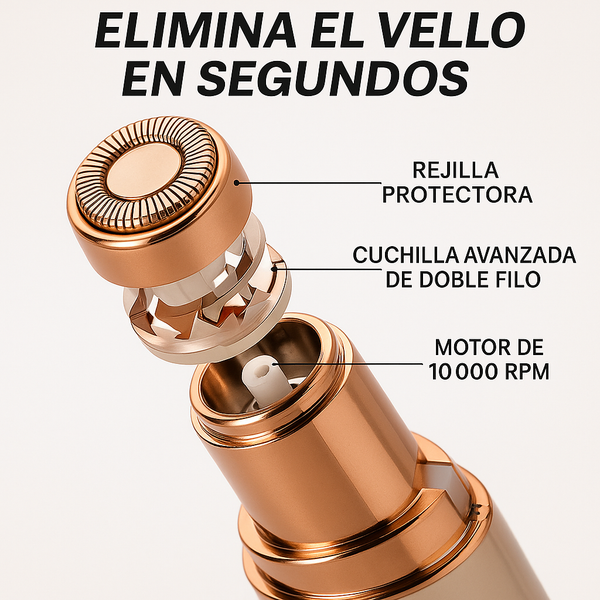 Depilador Facial Portátil Painless