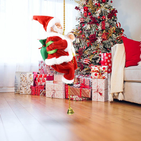 Muñeco Santa Trepador Musical